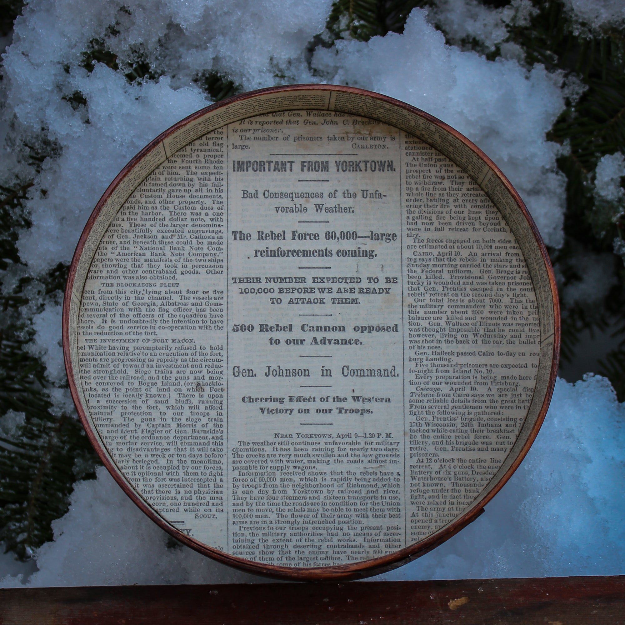 Paper-Lined Shaker Trays – Oval or Round