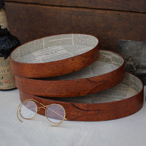 Paper-Lined Shaker Trays – Oval or Round