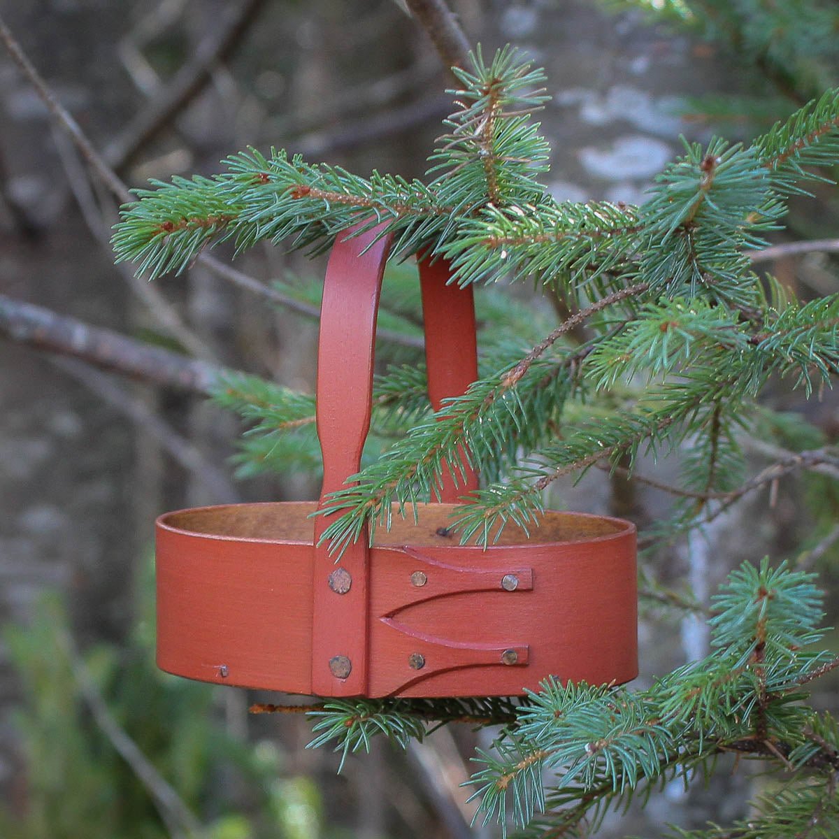 Size #0 Carrier, Red Milk Paint Finish